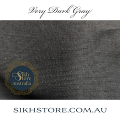 Very Dark Grey Turban (Dastar)