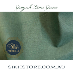 Grayish Lime Green Turban (Dastar)