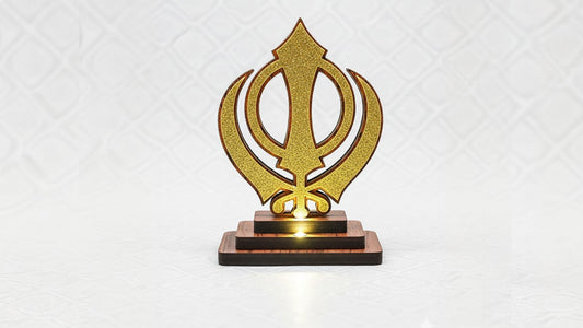 Dashboard khanda online sikh car accessory showpiece 