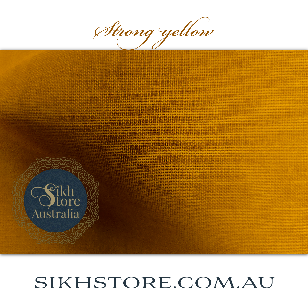 Strong Yellow Turban (Dastar)