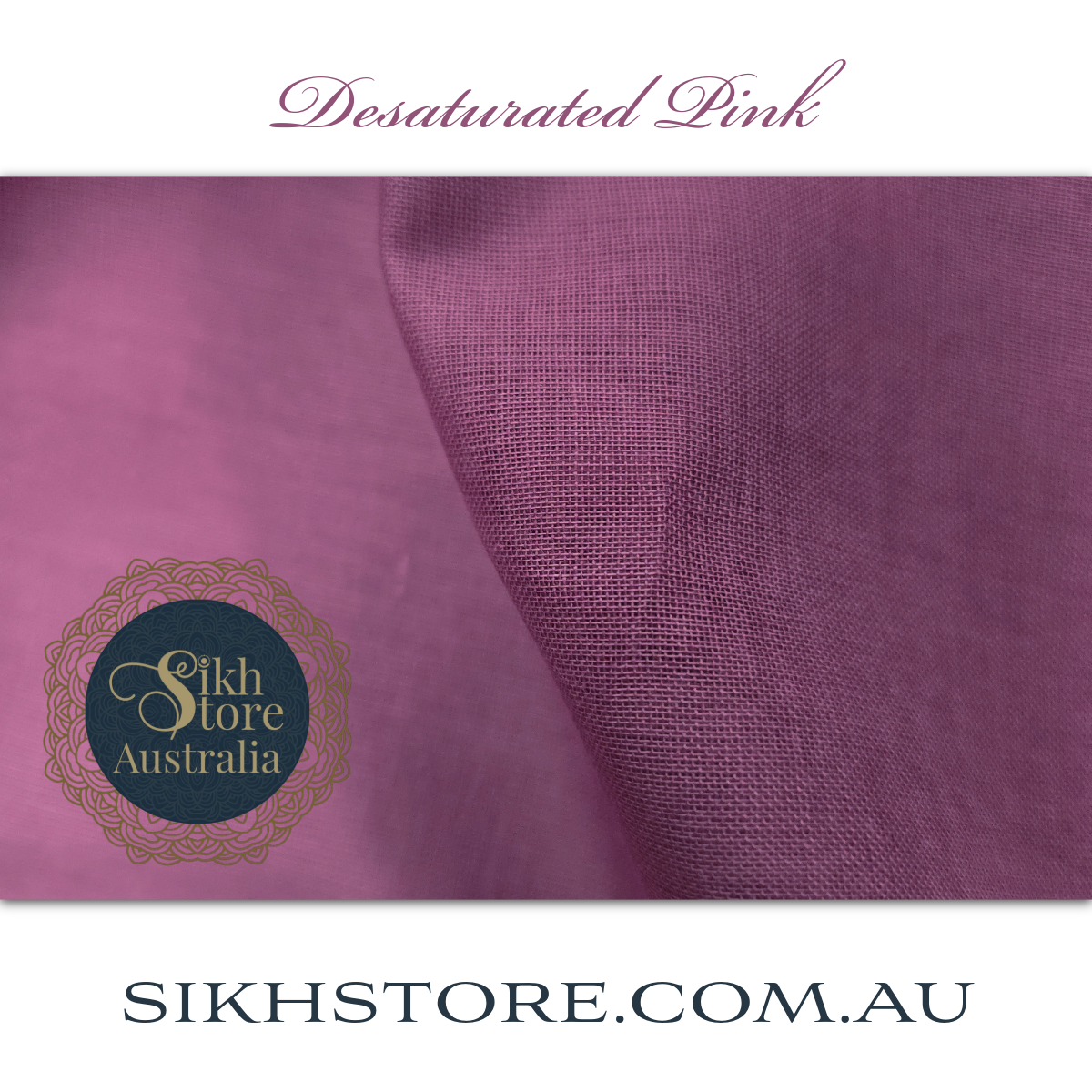 Desaturated Pink Turban (Dastar)