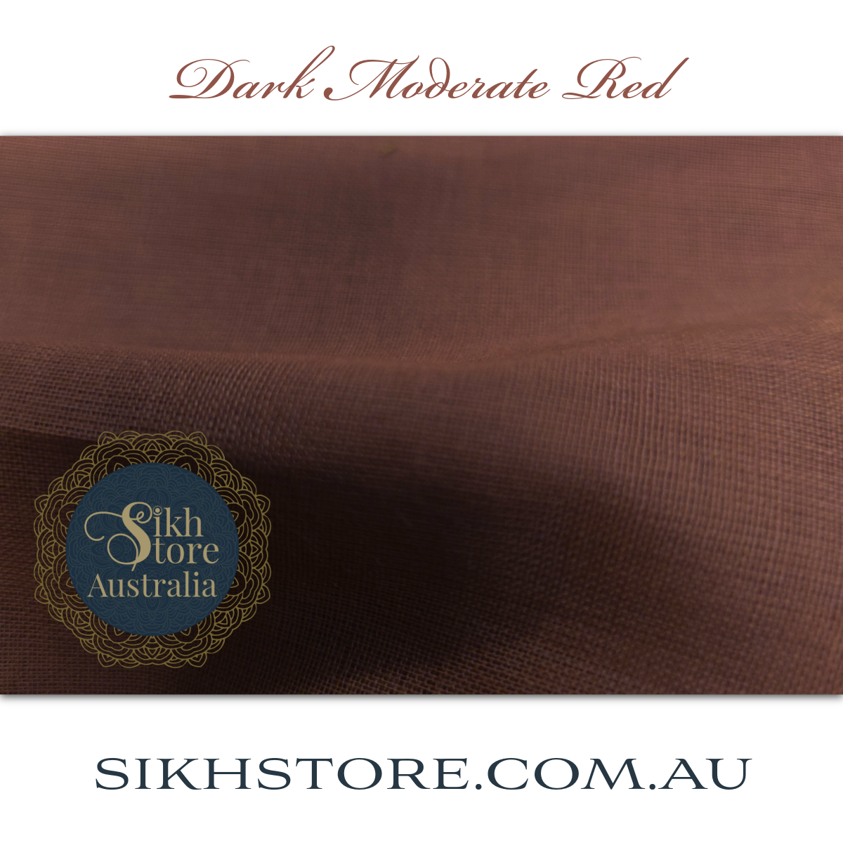 Dark Moderate Red Turban (Dastar)