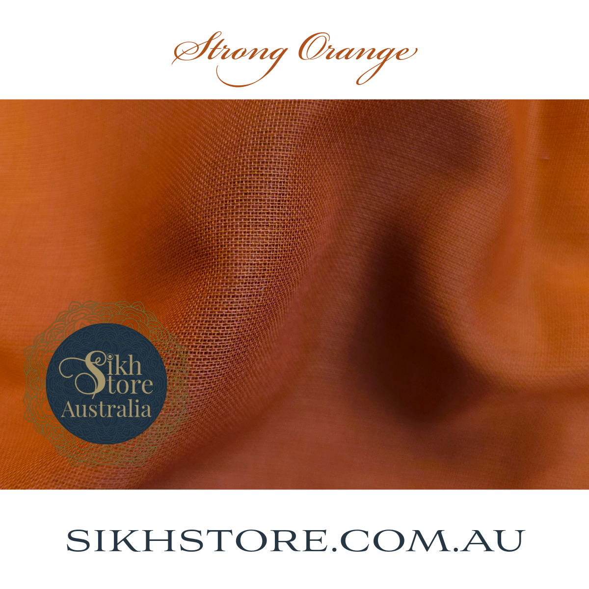 Strong Orange Turban (Dastar)