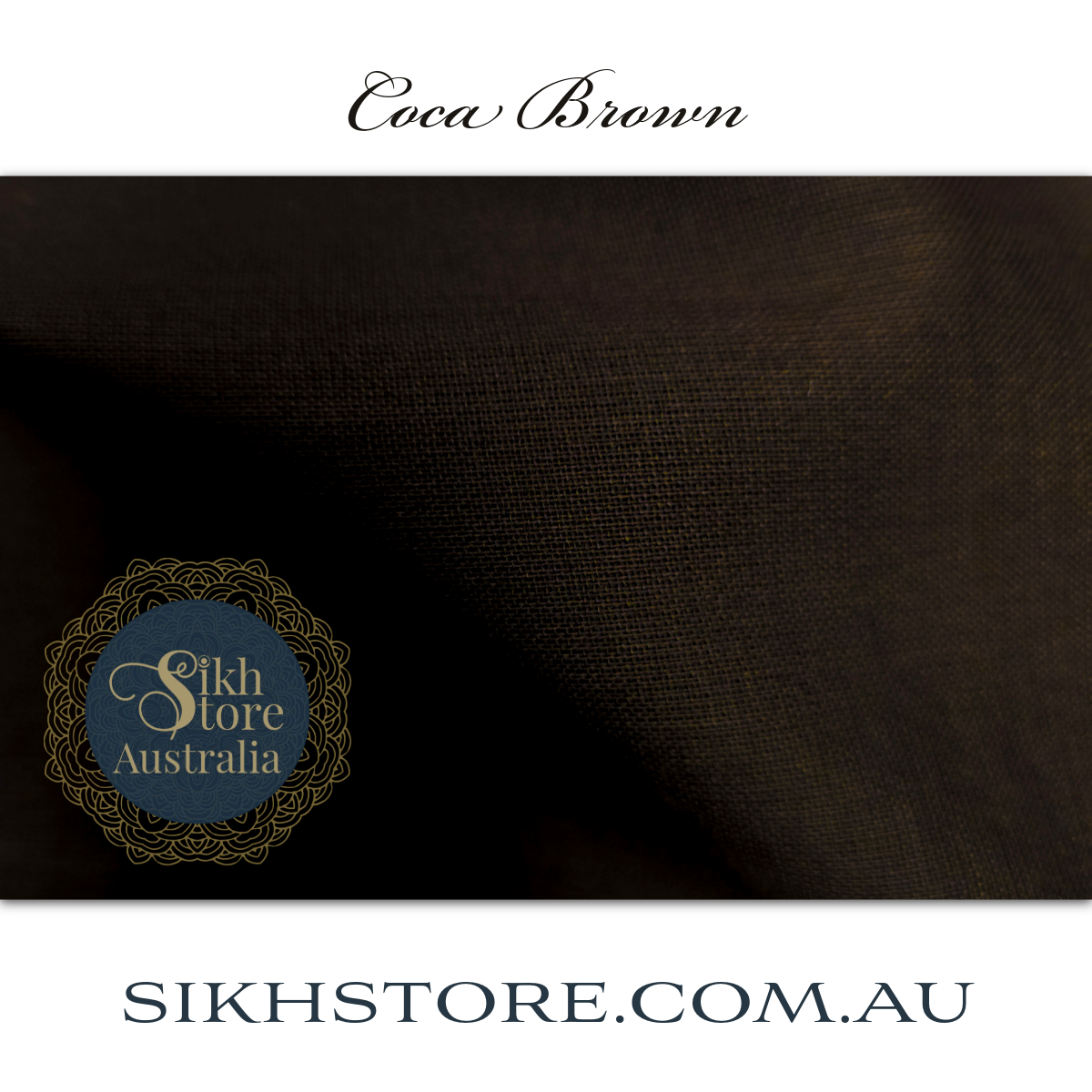 Coca Brown Turban (Dastar)